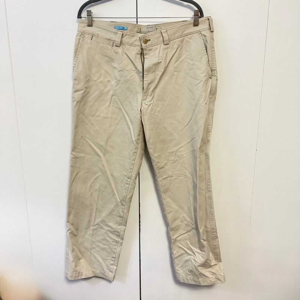 J.McLaughlin Khaki Chino Pants | Size 36 | Classic Fit